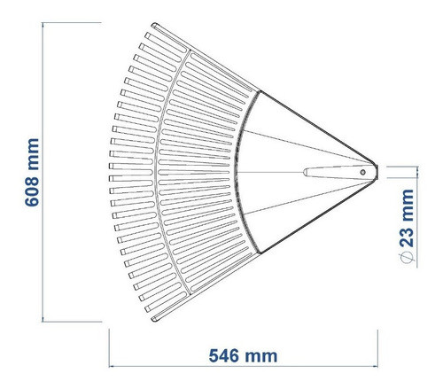 Escoba Plástica 26 Dientes Sin Mango 1