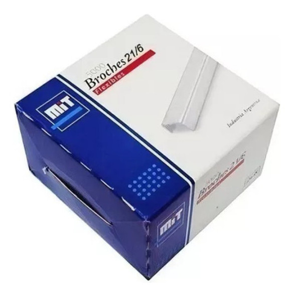 Broches Mit N°21/6 X 1000 P/ Abrochadora 21/6 X 10 Cajas 0