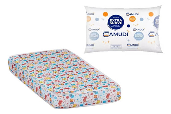 Colchon Cuna Practicuna 100x70x9 + Almohada Relax Bebe 145 0 Colchon Cuna Practicuna 100x70x9 + Almohada Relax Bebe 145 0
