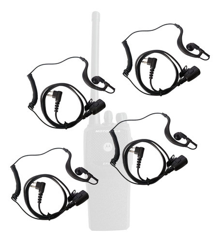 Combo 5 Fone Walk Talk Para Rádio Comunicador Resistente Bom 1