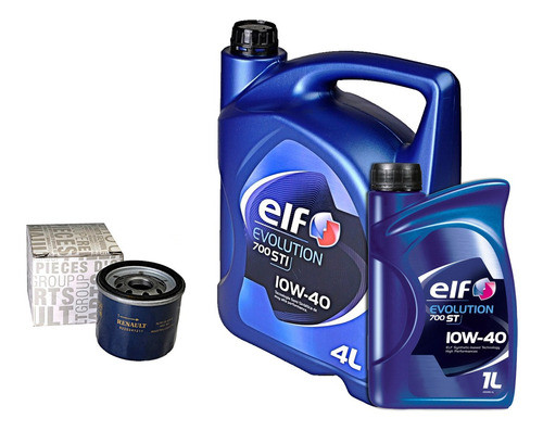Kit Filtro + 5l Aceite Renault Kangoo 2 H4m 1.6 16v Original 0