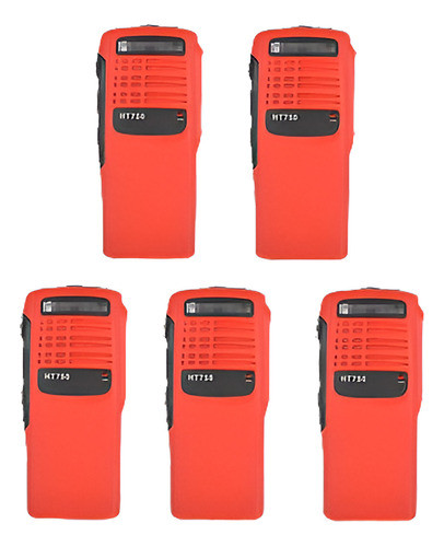 5 * Recambio Rojo Nuevo Frontal Carcasa Funda Para Radio De 0