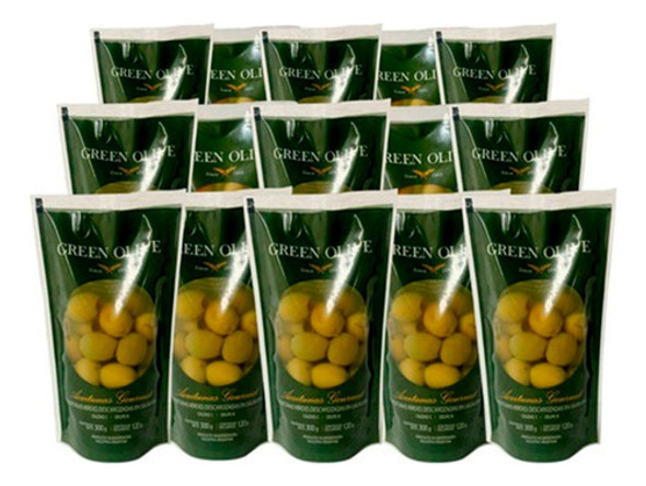 Combo Aceitunas Verdes Descarozadas 120g Doypack X 6u 0