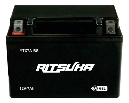 Bateria De Gel Smf Para Moto 12v 7ah 150x87x93 Ytx7a-bs  Tyt 0