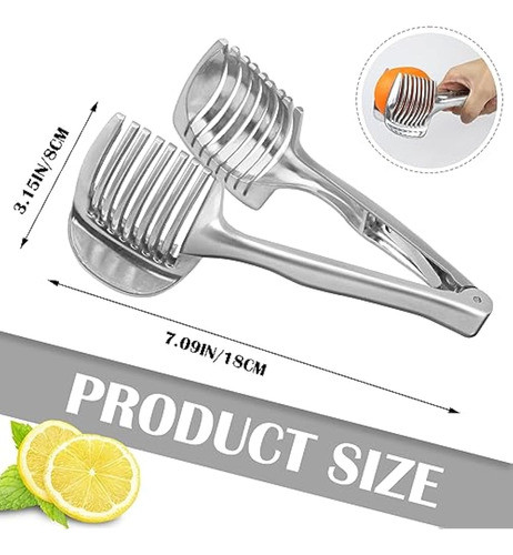 Doerdo - Soporte Para Rebanar Tomate Y Limón, 1