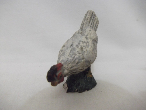 B. Antigo - Galinha Em Terracota Antiga Figura Presépio G1 1
