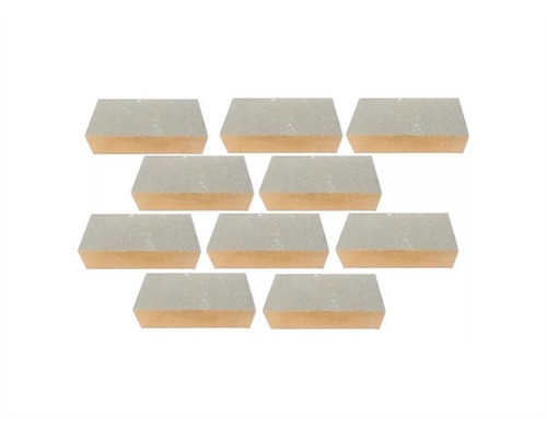 Ladrillos Refractarios Comun X10 Fara 22x11x6 Parrilla N1 0