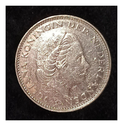 Holanda 2 1/2 Gulden 1980 Muy Bueno Km 191 1