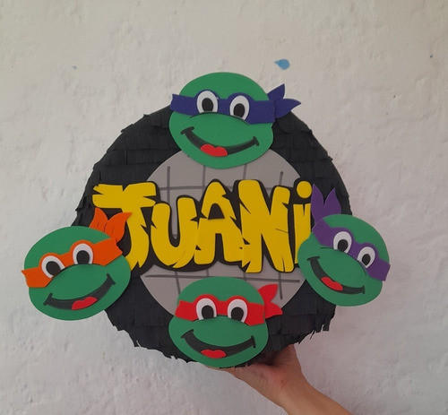 Piñatas Tortugas Ninjas Piñata Relleno Cotillon Tortugas 1