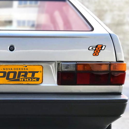 Adesivo Emblema Gol 1000 Laranja Tampa Traseira - Genérico 1
