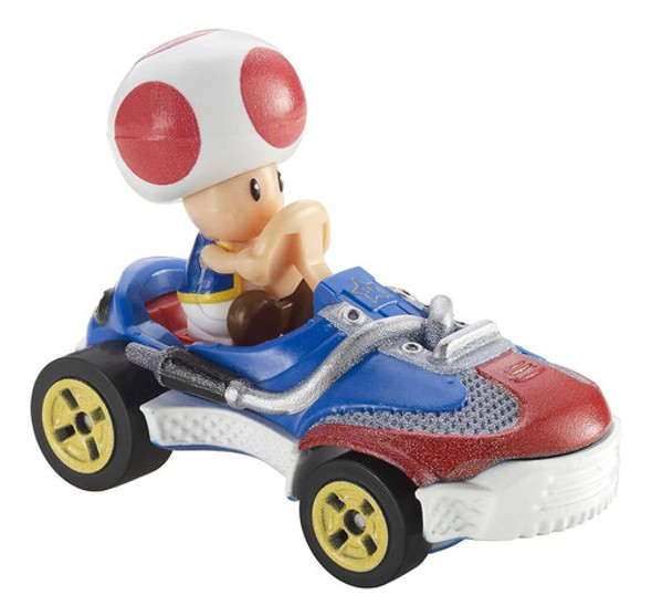 Hot Wheels Premium Linha Mario Kart Cogumelo Toad Sheeker 1