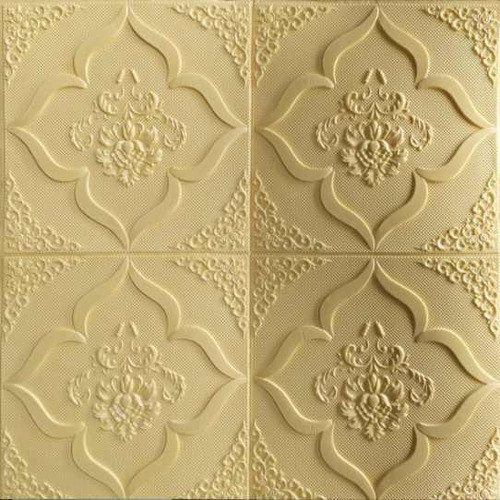 Revestimiento Pared Adhesivo 3d Flores Ambar Pack X 8 0