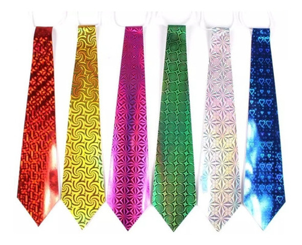 20 Gravatas Holográfica Festa Casamento Balada 0