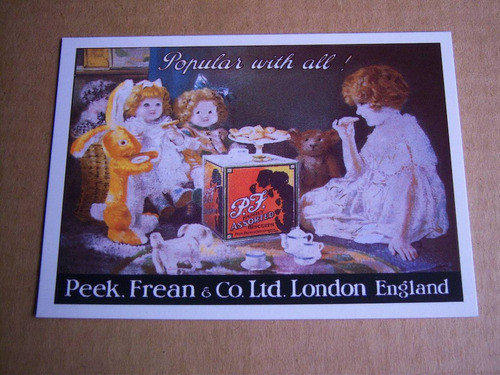 Peek, Frean & Co Ltd . Robert Opie . Post Card . Picnic 0
