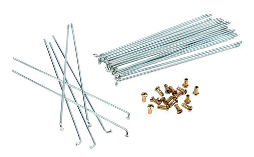 Juego 36 Rayos Moto + Niples 33 Reforzados 4 Mm X 190 Mm 0