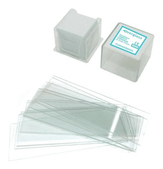 Cubre Objetos De Vidrio 18 X 18 Mm X 100 Unidades Everglass 0
