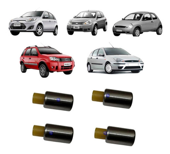 Kit 4 Inyector De Aceite Ford Ecosport 1.6 8v Rocam Zetec 0