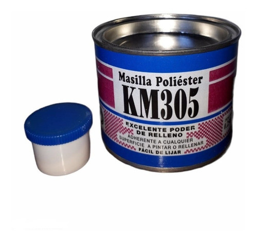 Masilla Poliéster 250g. Incluye Catalizador 0