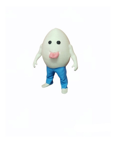 Figura Muñeco Huevo Que Chupa Impresion 3d 10cm 0