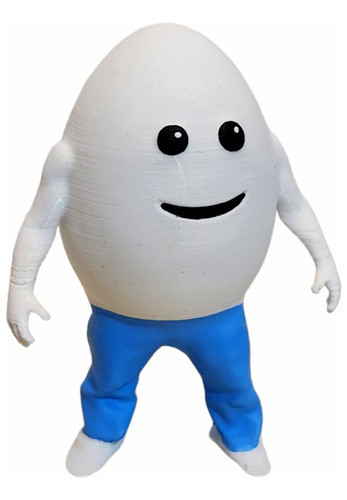 Figura Muñeco Huevo Que Chupa Impresion 3d 10cm 1