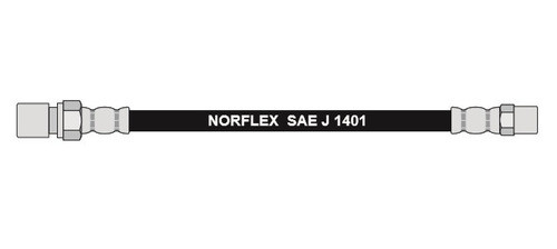 Flexible Freno Volkswagen Sedan 1500 300mm Tras. 1