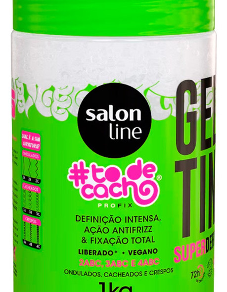 Salon Line To De Cacho Gelatina Super Definición Gel  1kg 6c 1 Salon Line To De Cacho Gelatina Super Definición Gel  1kg 6c 1