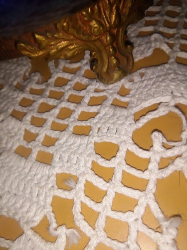 Centro De Mesa De Cristal Y Bronce No Envio. Se Retira 1