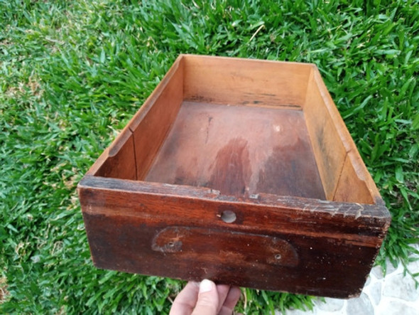 T- 1 Antiguo Cajon De Madera 30 Ancho - 51 Prof - 12 Alto 0