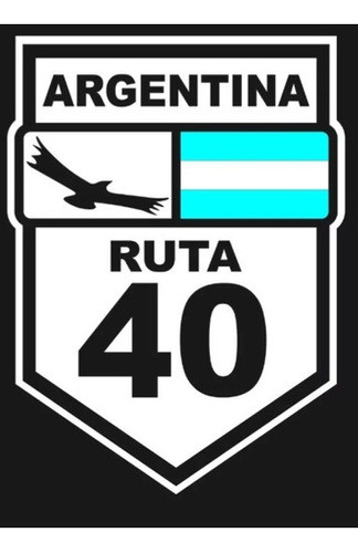 Calcomanía Ruta 40 20 Cm. 0