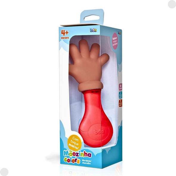 Mãozinha Colors Mordedor Com Chocalho Vermelho 3144a Toyster 0 Mãozinha Colors Mordedor Com Chocalho Vermelho 3144a Toyster 0