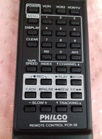 Controle Remoto Vídeo Cassete Philco Pvc-9400 Original 1