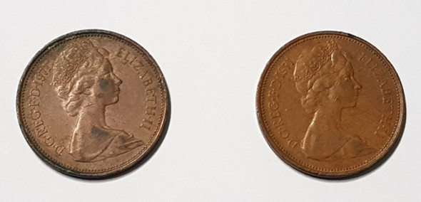 Lote 2 Monedas De 2 Peniques Reino Unido 1971 2 New Pence 1 Lote 2 Monedas De 2 Peniques Reino Unido 1971 2 New Pence 1