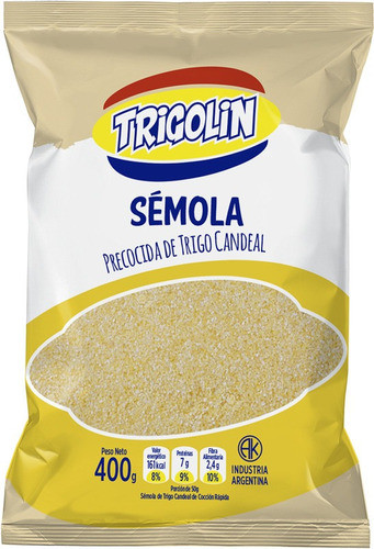 Semola Candeal Precocida Trigolin X 400 Grs 0