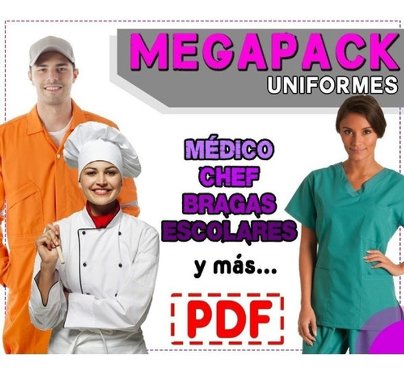 Moldes Patrones - Uniformes Varios 0