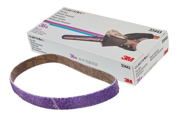 3m Bandas Abrasivas - 33443 - Grano 36 12,7mm - 10 Unidades 0