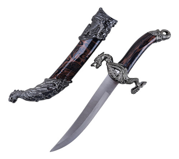 Mini Espada Adaga Cabo De Dragão Presente Decorativo 0