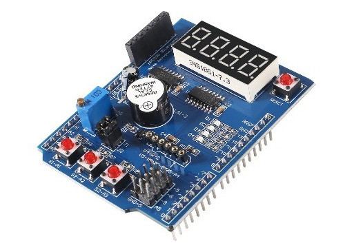 Protoshield Multifunción, Pantallas Digitales Arduino 0