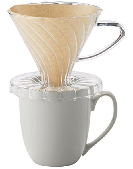 El Pourover Electrico De Vidrio De Borosilicato Con Filtro 1