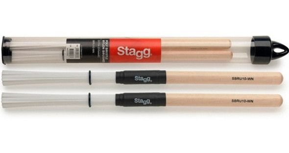 Escobilla De Nylon Stagg Agarre De Madera Musicapilar 1