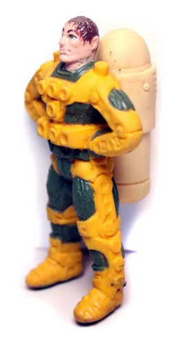 Centurions Jake Rockwell Anos 80 1986 Boneco Borracha 6cm 0