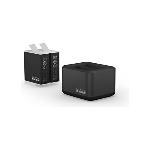 Cargador Batería Gopro Dual Con 2 Baterías Enduro 0