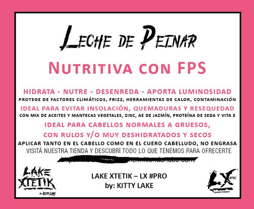 Leche De Peinar Cabellos Extra Secos, Rulos 250 Cc 1