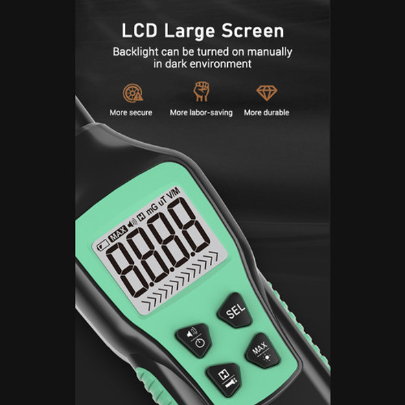 Testador De Radiação Alarme De Campo Detector Portátil De Ra 1