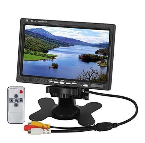 Monitor 7  Lcd Com Base P/ 2 Camera Rca Gm C-10 0