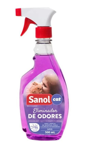 Eliminador De Odores Sanol Cat Com Gatilho 500ml 0