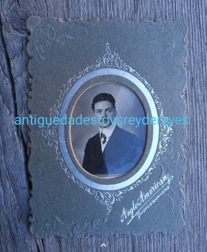 Fotografia Antigua Retrato Anglo American Foto Carton 0