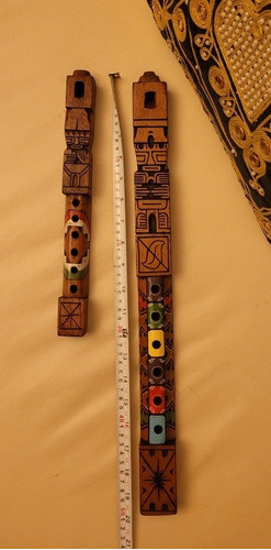 Flauta Tarka Quena Artesanal Inca Madera Tallada Color 2 Gde 0