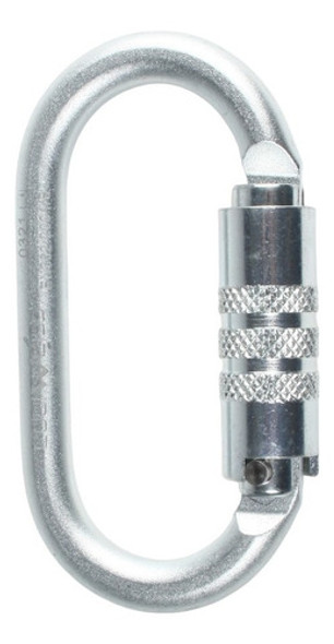 Mosquetón De Acero C/seguro Automático  Edelweiss Z102 Ova 0