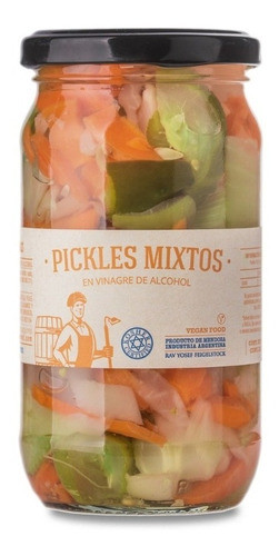 Pickles Mixtos En Vinagre De Alcohol *300g Kosher 0