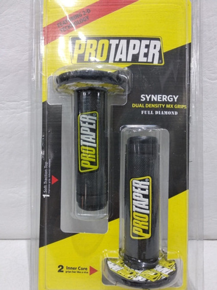Puños Pro Taper Negro Amarillo En Motobrand 0